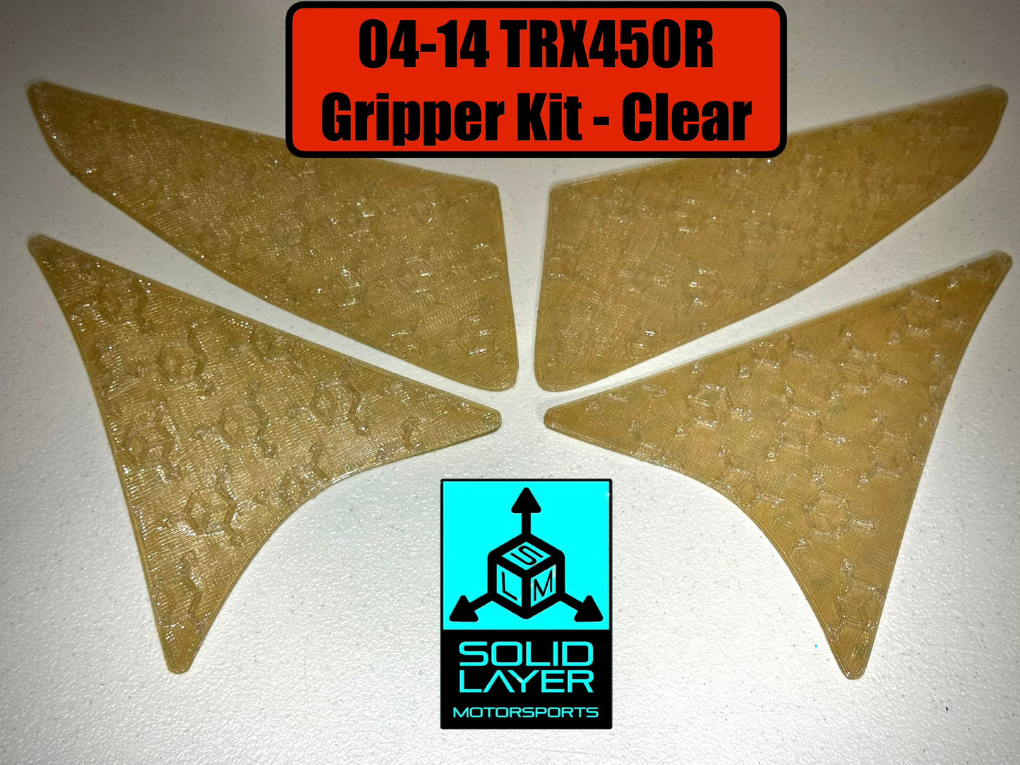 04-14 TRX450R/ER Gripper Pads Kit