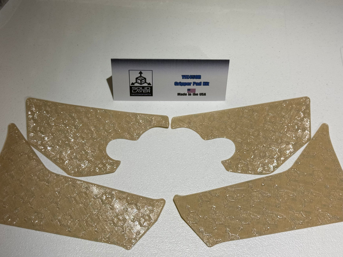 09-26 Yamaha YFZ450R Gripper Pads (CLEAR)