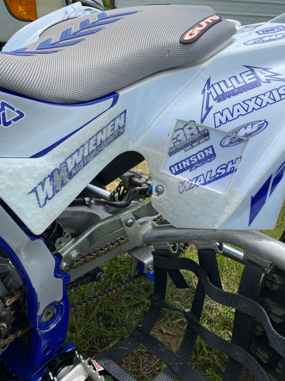 09-26 Yamaha YFZ450R Gripper Pads (CLEAR)