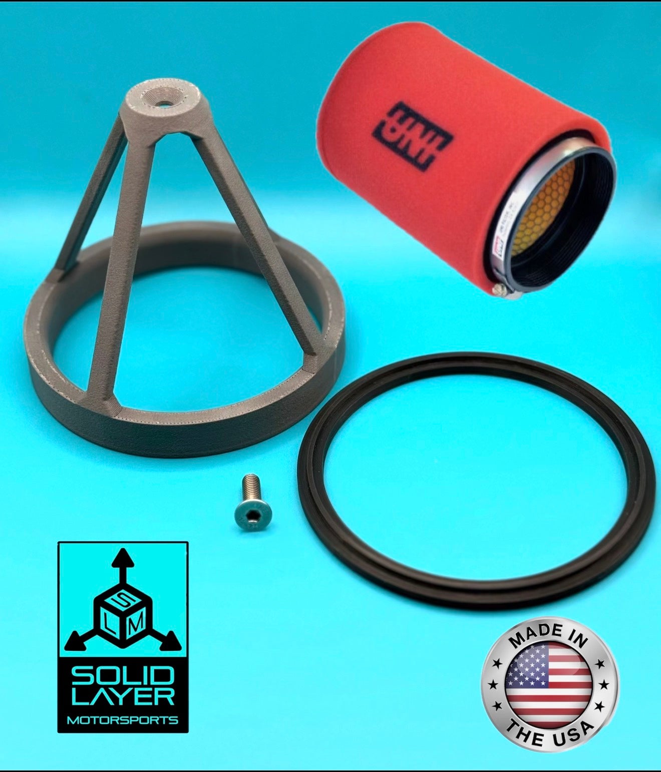09-26 YFZ450R Clamp-On Air Filter Adapter Kit w/ 4.5" Filter