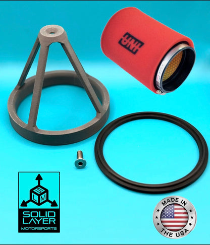 09-26 YFZ450R Clamp-On Air Filter Adapter Kit w/ 4.5" Filter